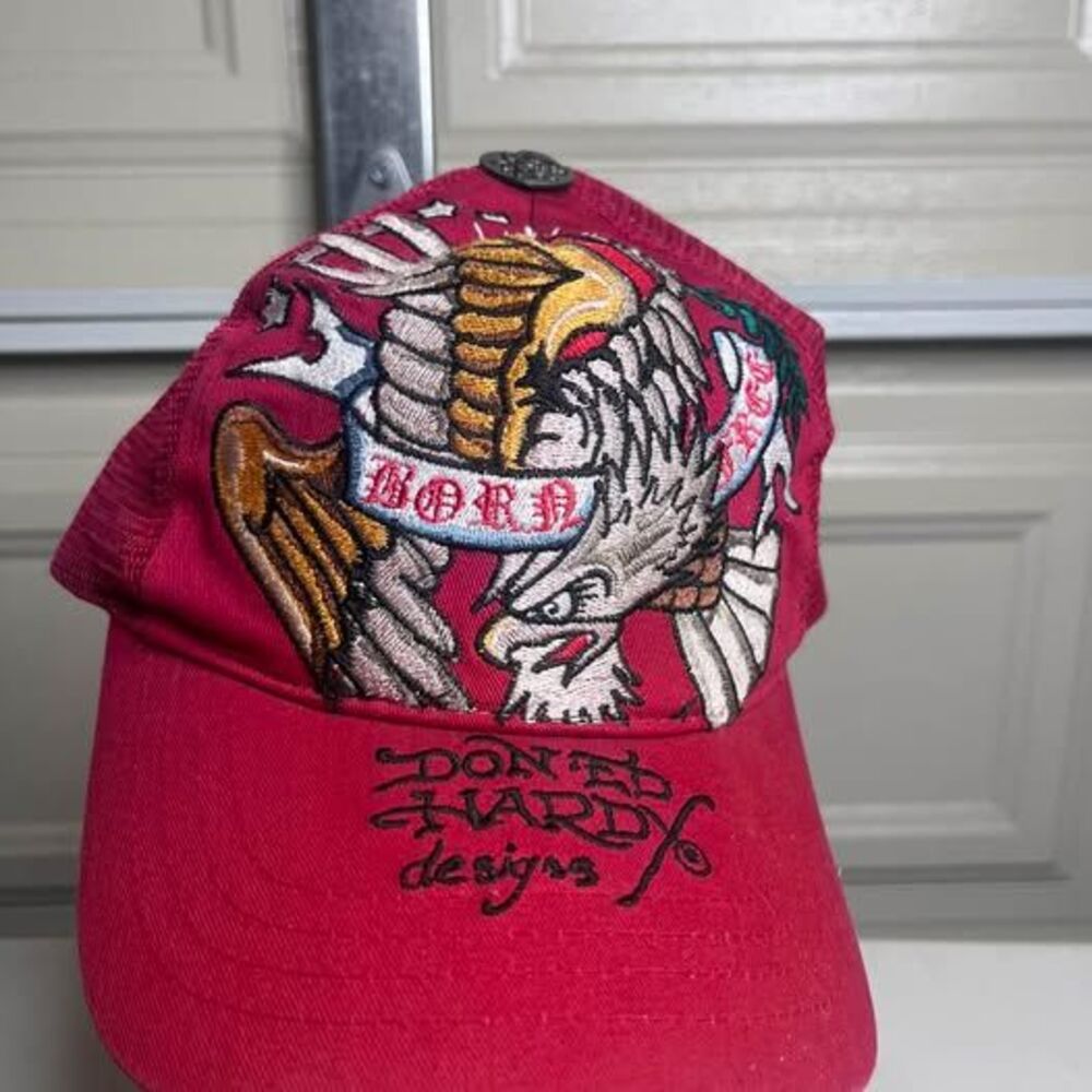 Ed Hardy Eagle Trucker Hat